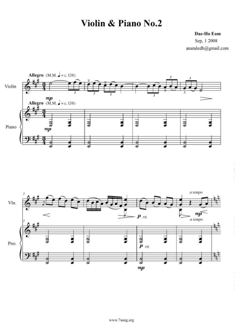 Dae-Ho Eom_Violin &amp; Piano Piece No 2_1.jpg