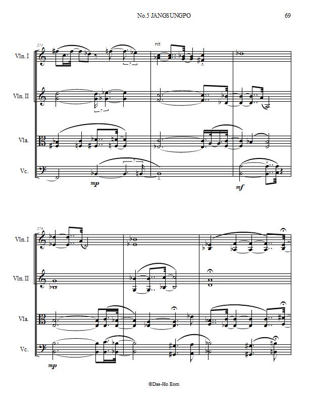 Dae-Ho Eom Geojedo Suite No 5 JANGSUNGPO For String Quartet 69_70.jpg
